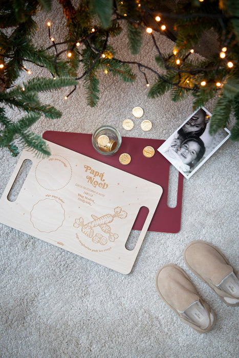 Bandeja de comida para Papá Noel