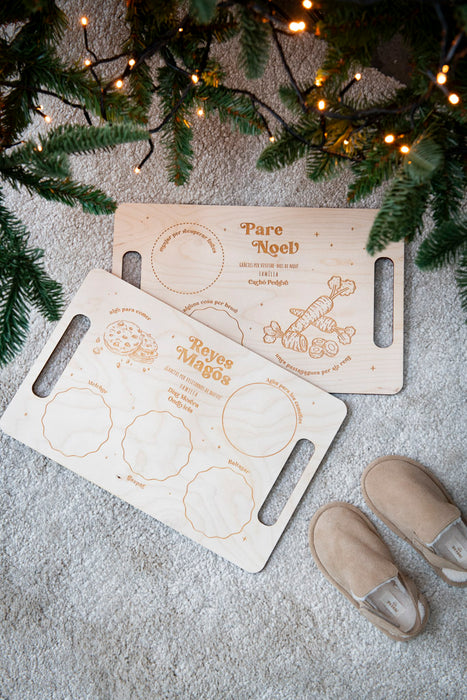 Bandeja de comida para Papá Noel