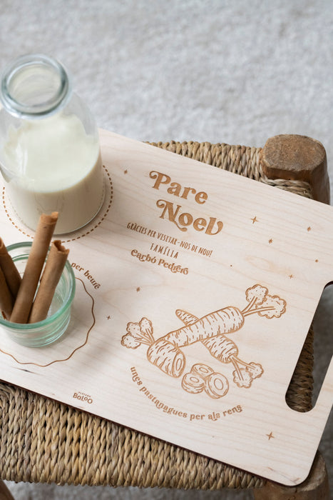 Bandeja de comida para Papá Noel