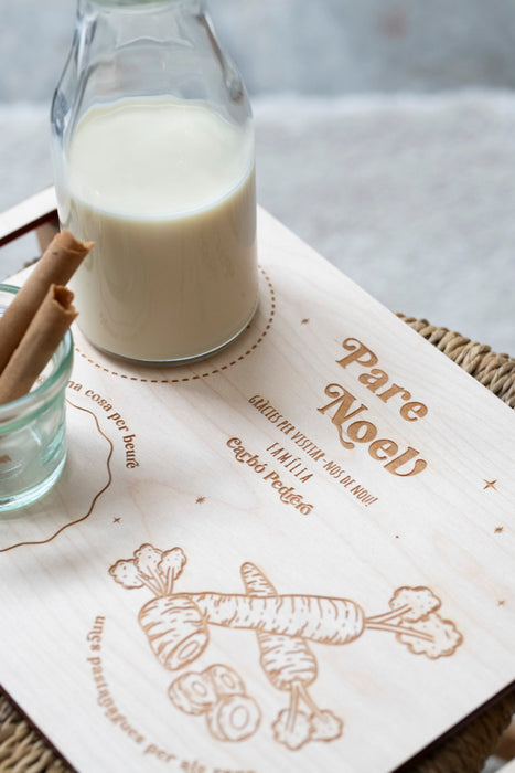 Bandeja de comida para Papá Noel