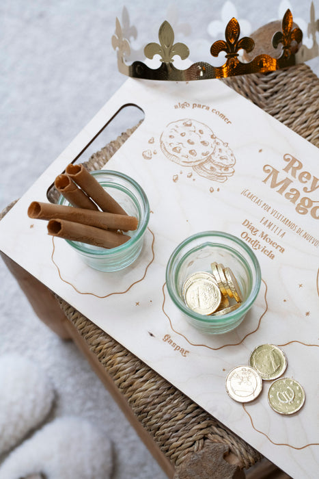 Bandeja comida Reyes Magos