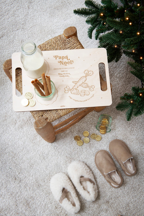 Bandeja de comida para Papá Noel
