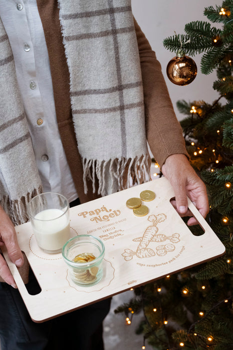Bandeja de comida para Papá Noel