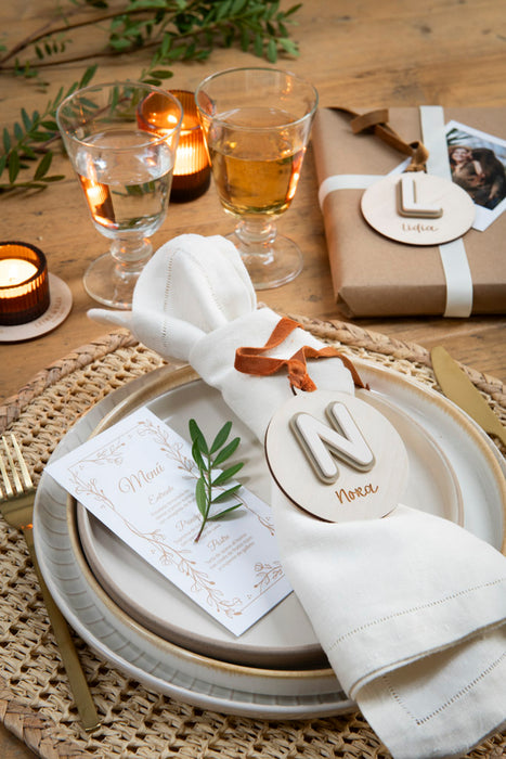 Bola de Navidad - Inicial y Nombre