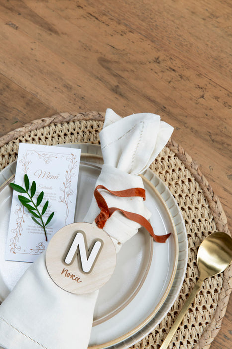 Bola de Navidad - Inicial y Nombre