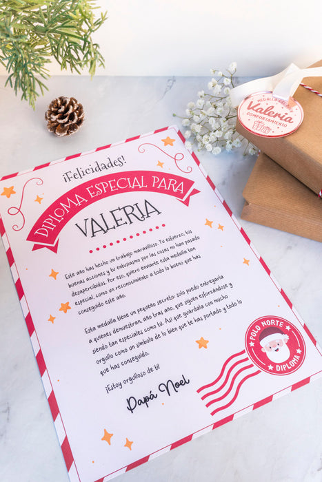 Medalla y diploma de buen comportamiento