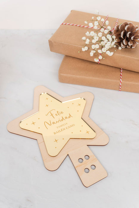 Estrella de Navidad - Golden