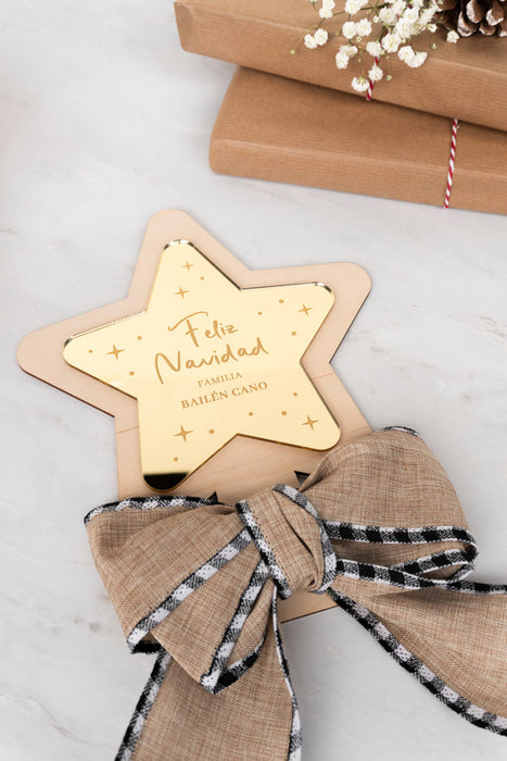 Estrella de Navidad - Golden