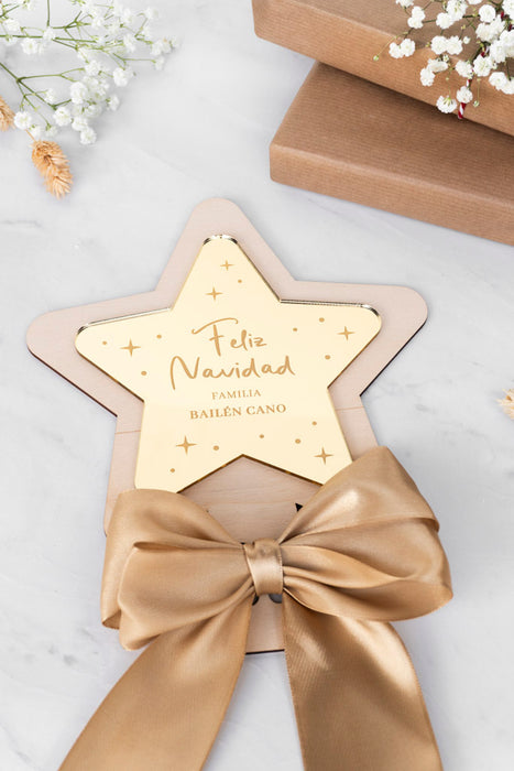 Estrella de Navidad - Golden