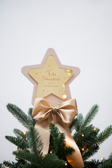Estrella de Navidad - Golden
