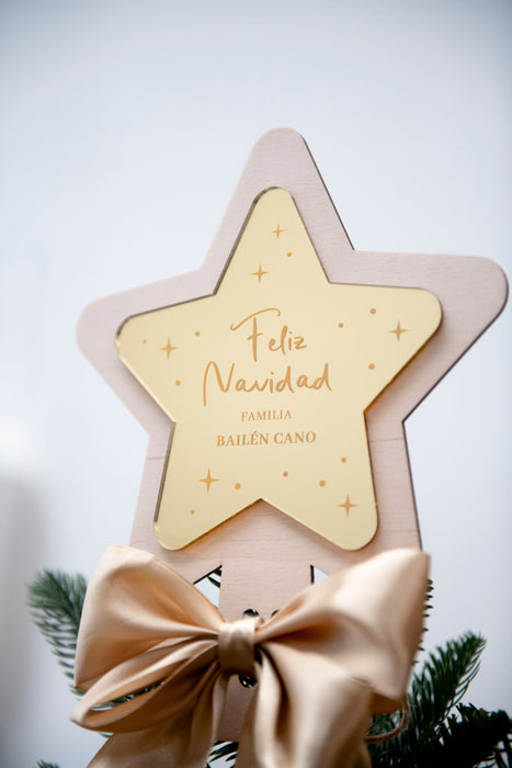 Estrella de Navidad - Golden