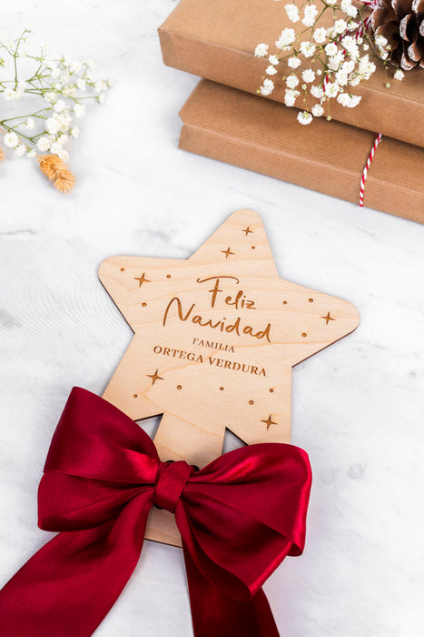 Estrella de Navidad - Madera