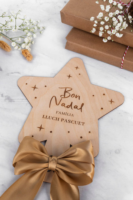 Estrella de Navidad - Madera