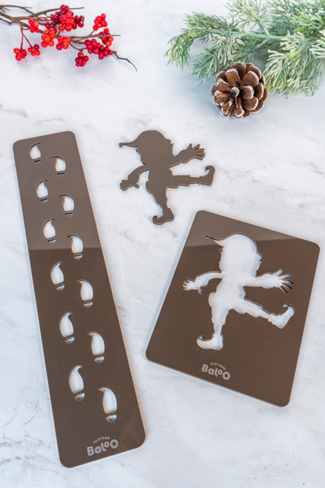 Huellas Papá Noel, Reyes Magos y Duende Travieso