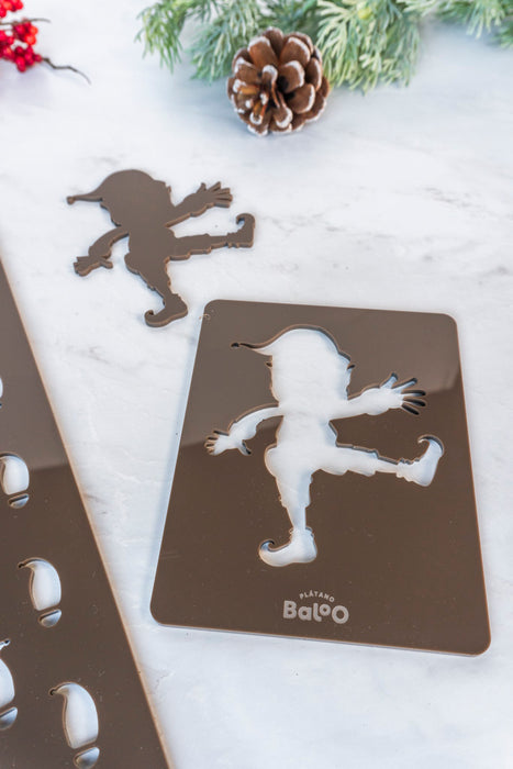 Huellas Papá Noel, Reyes Magos y Duende Travieso