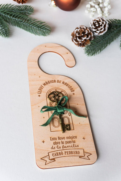 Llave mágica Navidad - puerta