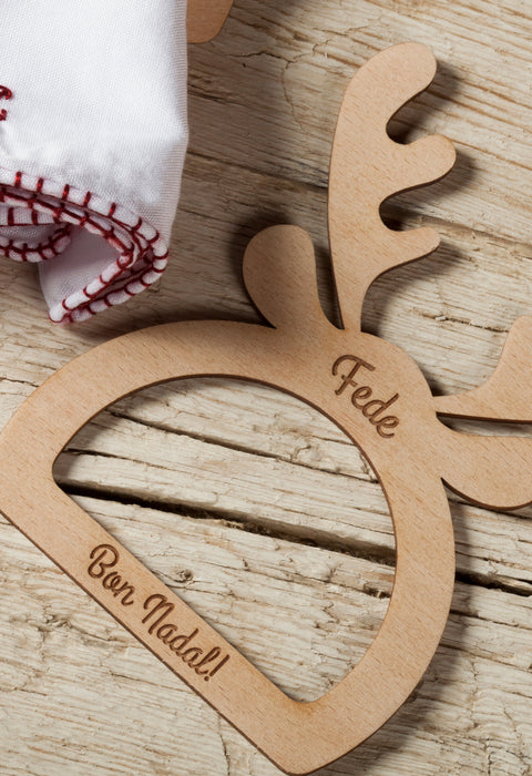 Servilletero de Navidad - Reno