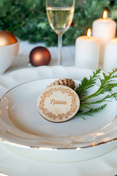 Marcasitios de Navidad - Redondos