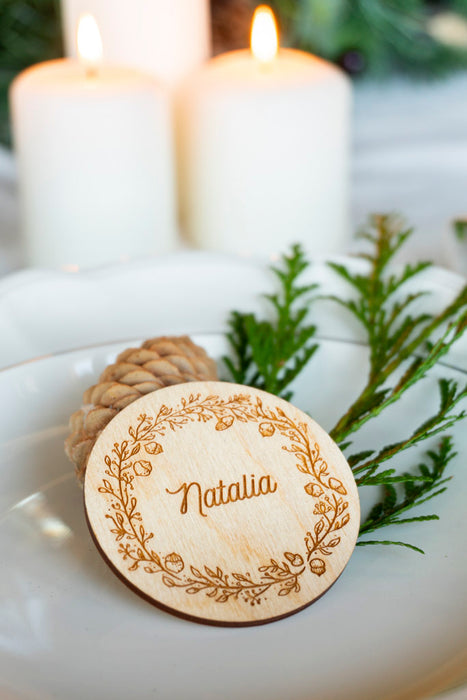 Marcasitios de Navidad - Redondos