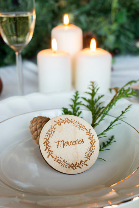 Marcasitios de Navidad - Redondos