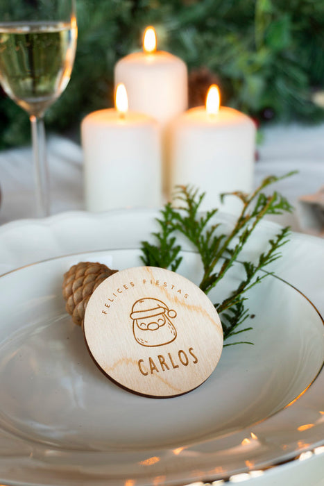 Marcasitios de Navidad - Redondos