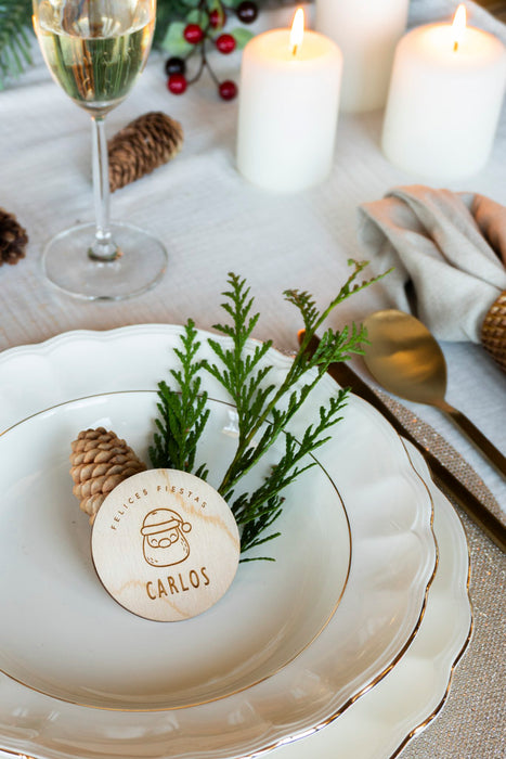 Marcasitios de Navidad - Redondos