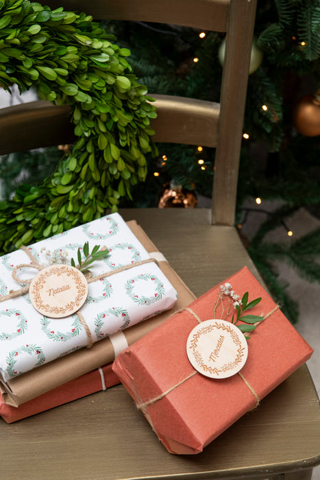 Marcasitios de Navidad - Redondos