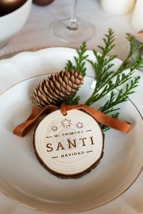 Marcasitio de Navidad - Corteza de árbol