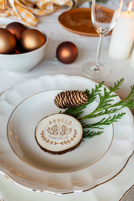 Marcasitio de Navidad - Corteza de árbol