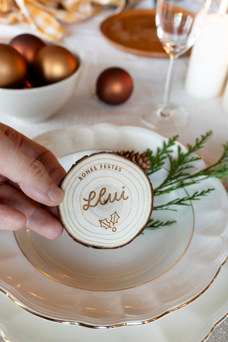 Marcasitio de Navidad - Corteza de árbol