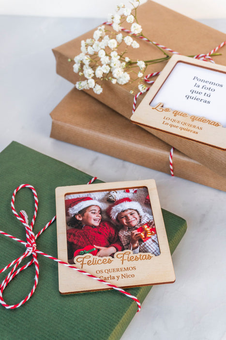 Portafotos de Navidad - Estilo Polaroid