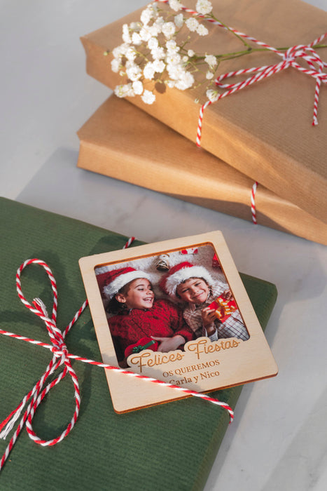Portafotos de Navidad - Estilo Polaroid