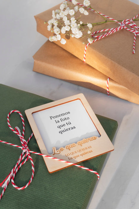 Portafotos de Navidad - Estilo Polaroid