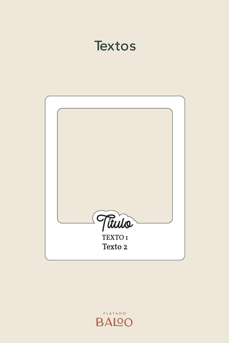 Portafotos de Navidad - Estilo Polaroid