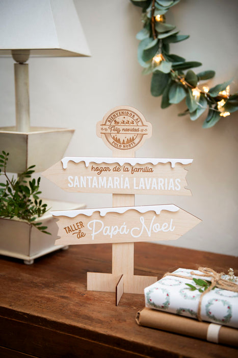 Señal de Navidad Polo Norte