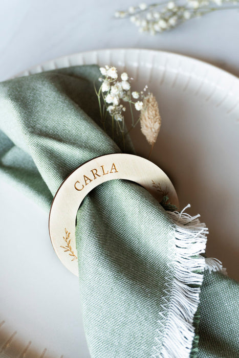 Servilletero boda - circular