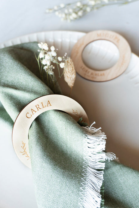 Servilletero boda - circular