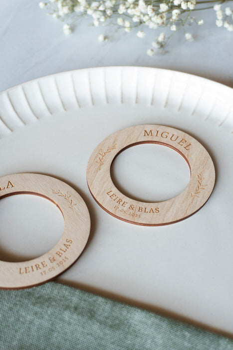 Servilletero boda - circular